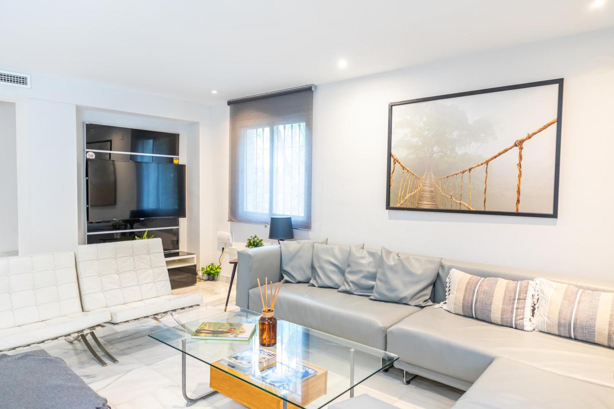 Covd 19 Free- Total Purified -design House Marbella- 3 Mn De Puerto Banus - Golden Mile - Tropical Garden&pool Ferienhaus *