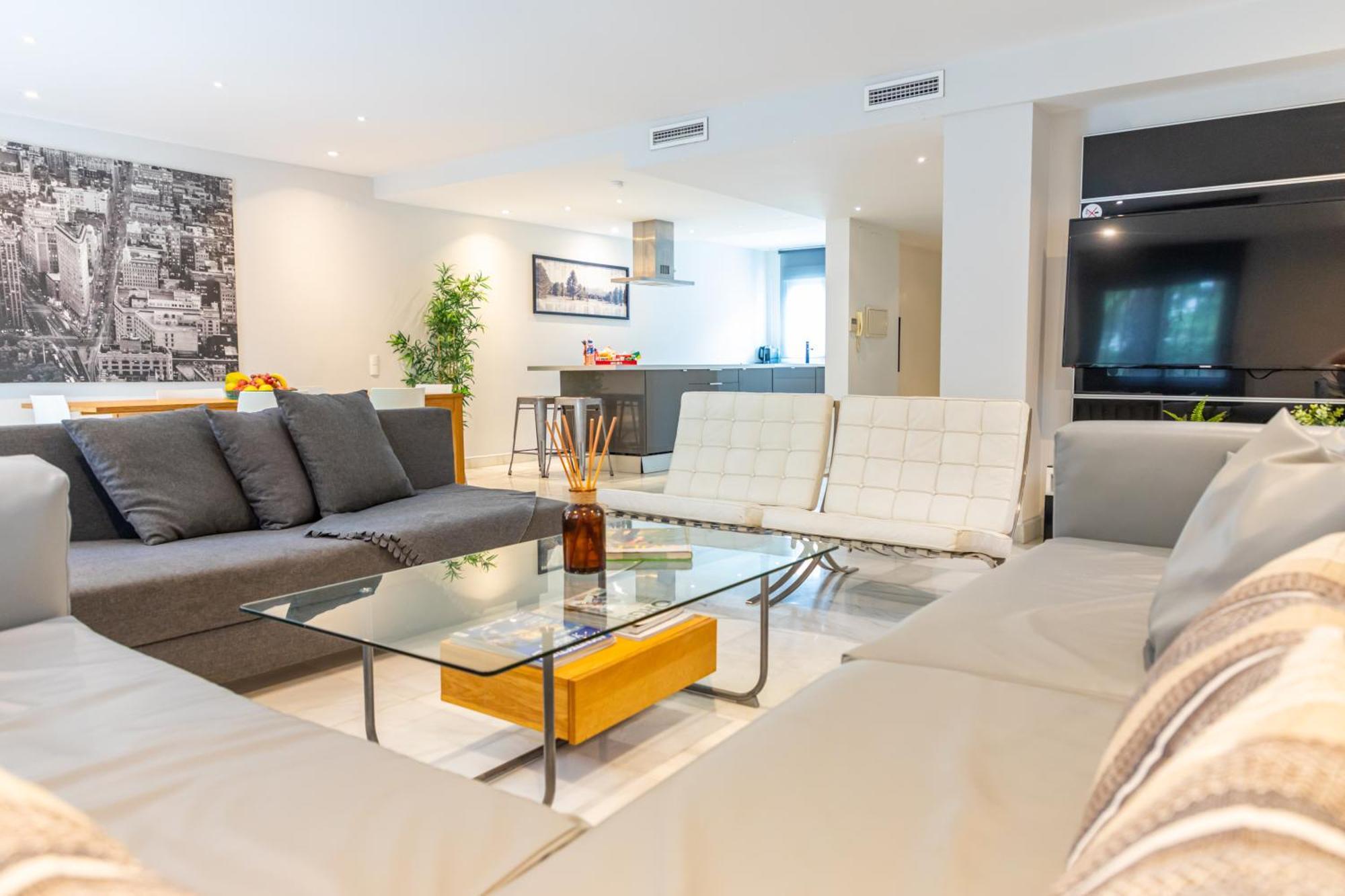 Covd 19 Free- Total Purified -design House Marbella- 3 Mn De Puerto Banus - Golden Mile - Tropical Garden&pool Ferienhaus *